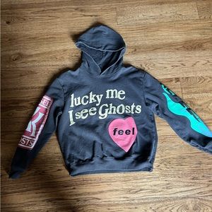 lucky me i see ghosts hoodie